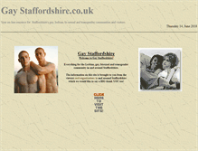 Tablet Screenshot of gaystaffordshire.co.uk